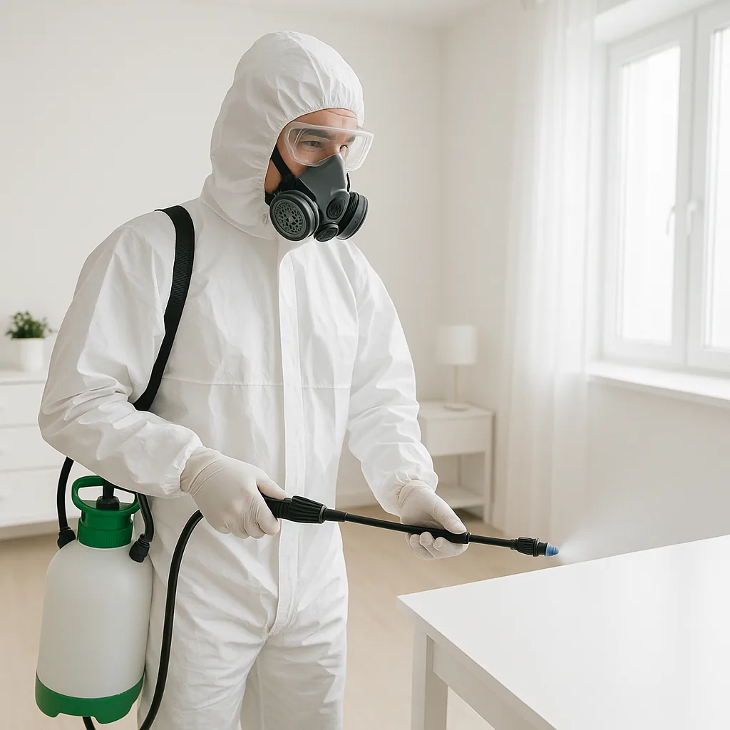 Désinfection des surfaces contaminées
